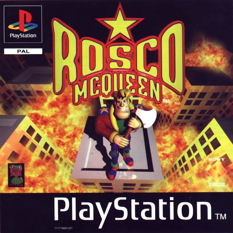 Rosco McQueen box art for Playstation